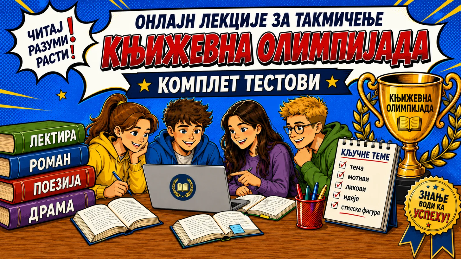 Književna olimpijada I razred testovi 2013-2020